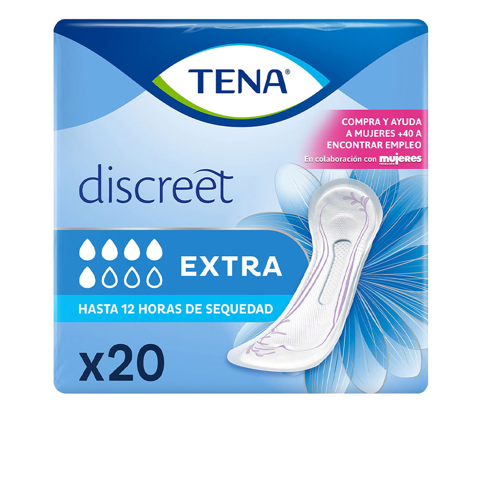 Pack of 12 slim extra absorbency incontinence pads for Women, contoured shape