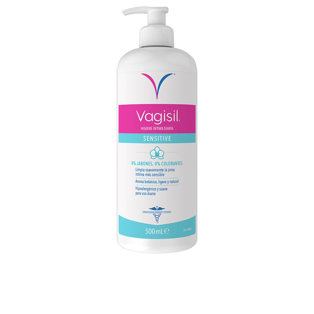 500 ml clear gel bottle for Women, gentle geranium scented intimate wash